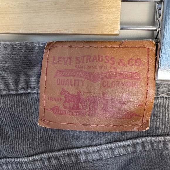 Levi's Men's Corduroy Pants - Gray - Picture 7 of 14